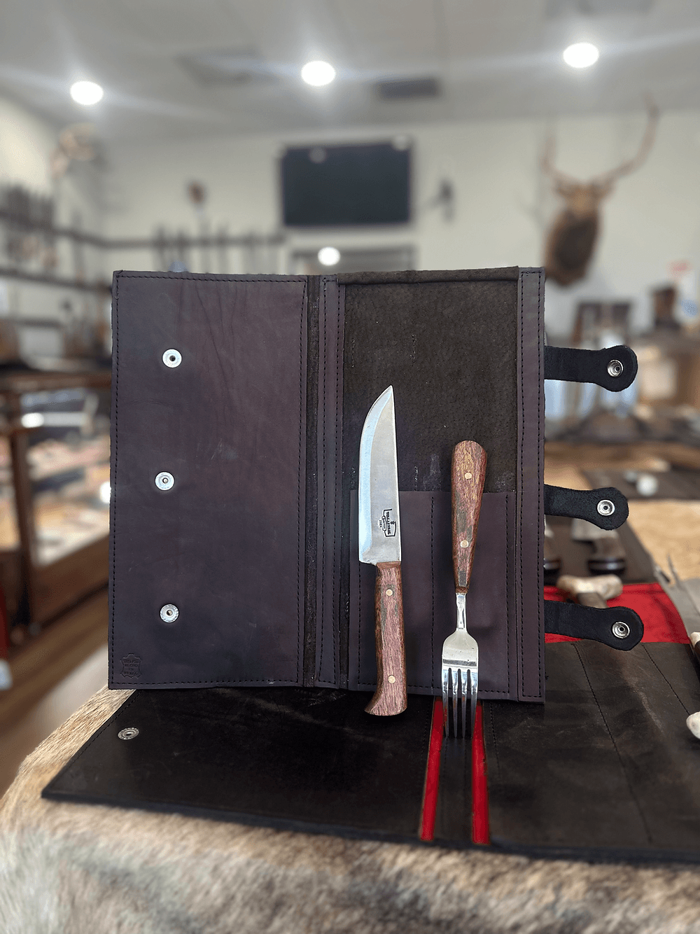 Steak Knife/Fork Booklet (mesquite)