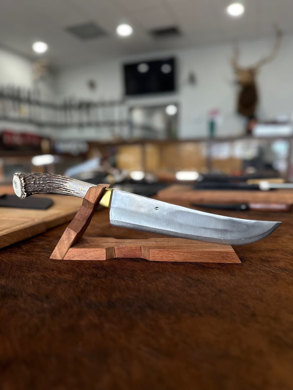 Slicer Knife Deer Antler (Stainless-Steel)